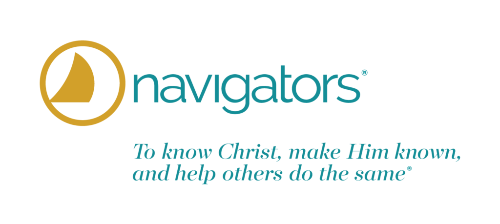 The Navigators logo, to know Christ, make him known and help others do the same